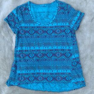 Fresh Produce tribal print cotton top XXL
